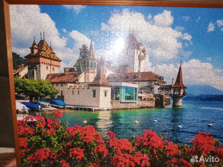 Картина из пазл, в рамке с акриловым стеклом