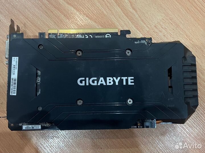 Видеокарта GTX 1060 6GB Gigabyte