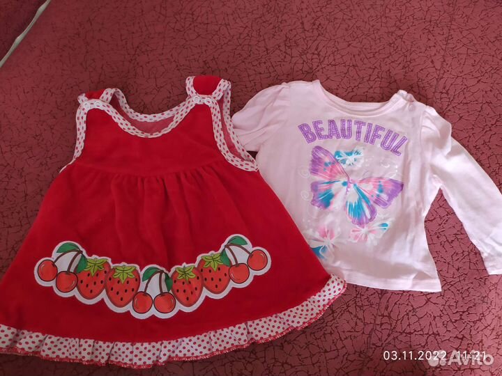 Комплект для девочки 68 р