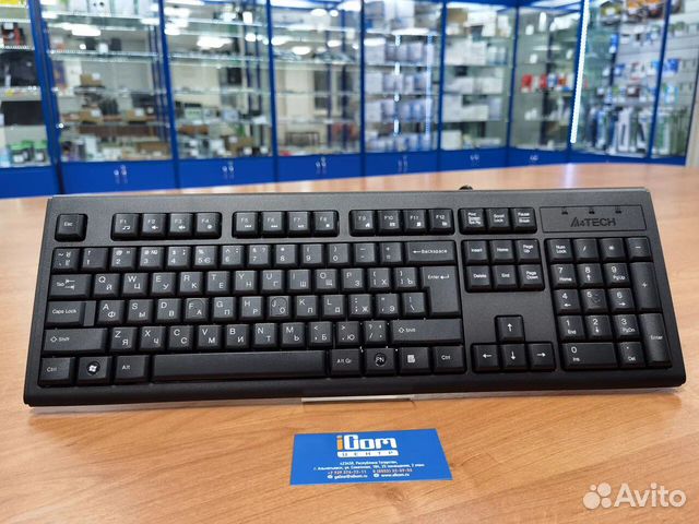 Клавиатура A4 KR-83 черный USB