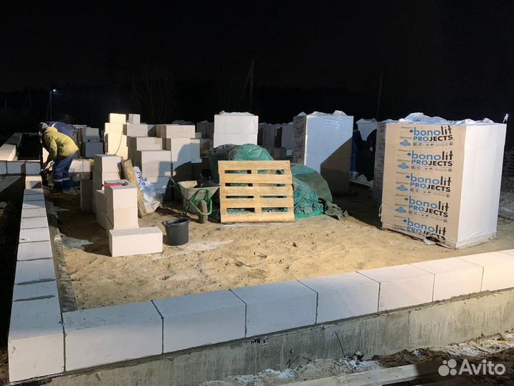 Газобетонные блоки с завода Бонолит