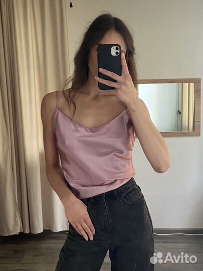 Шелковая майка