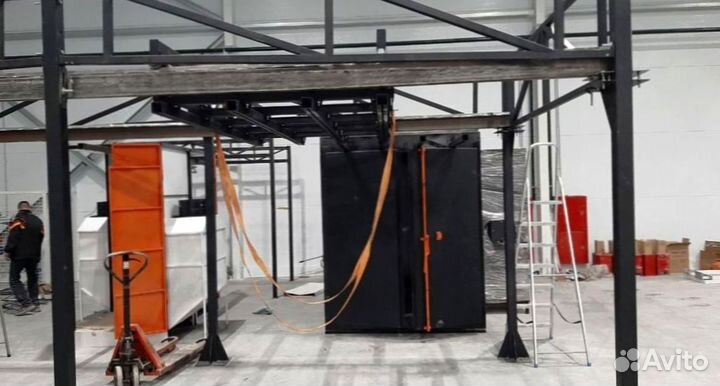 Кольцевая линия порошковой покраски