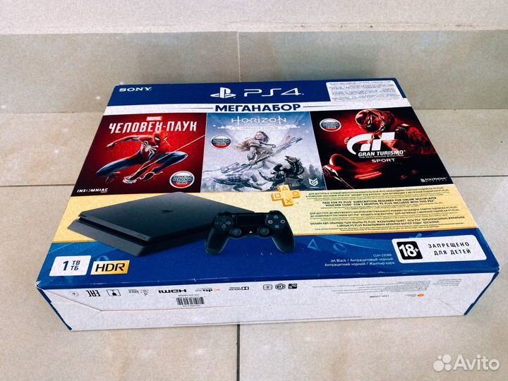 PS4 Slim 1Tb 2208B Меганабор