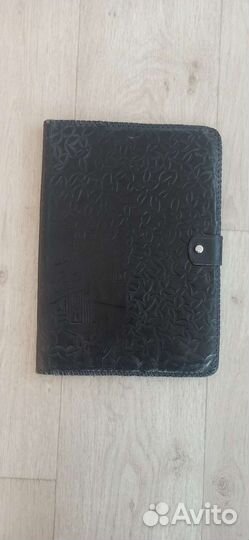 Винтажная папка черная большая