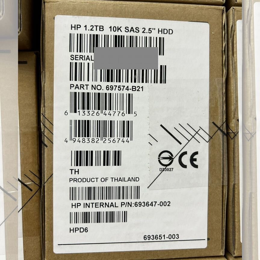 [697574-B21] Жесткий Диск Hp 1.2tb 2.5718292-001