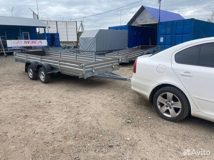 Прицеп легковой мзса 817735.022 с опорным колесом