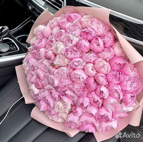 Пионы Букет пионов Доставка цветов