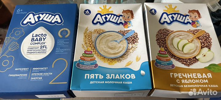 Сухая смесь агуша 2 агуша каша