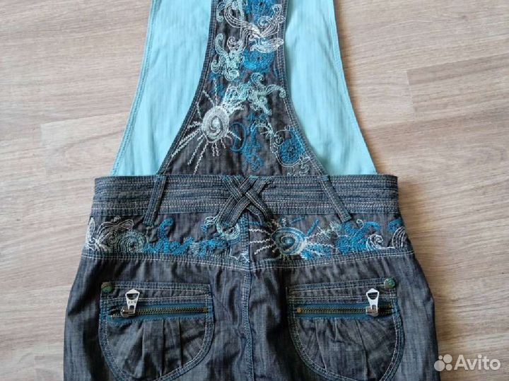 Джинсовый сарафан