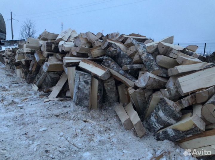 Дрова дубовые колотые