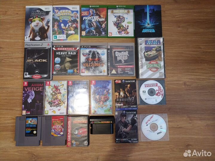 Игры PS-3 PS-2 X-ONE NES WII Switch GC Sega Saturn