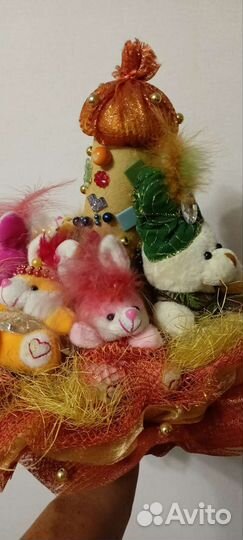 Букеты из мягких игрушек