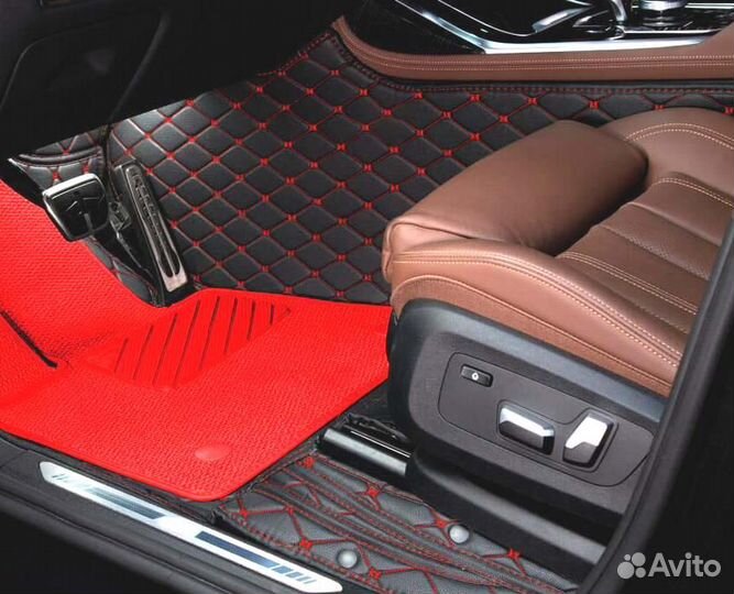 3D Коврики KIA Салон Багажник из Экокожи