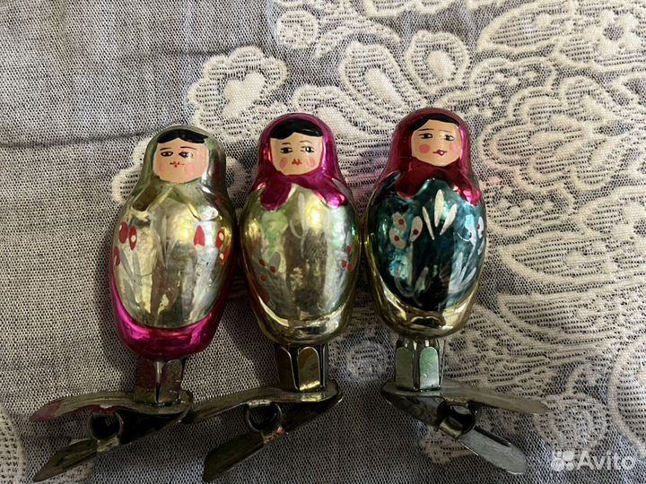 Елочные игрушки набор СССР