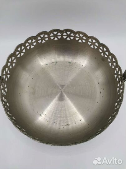 Конфетница сахарница с ручкой мнц СССР (Ч)