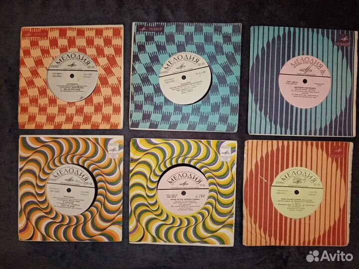 Советские пластинки (миньоны)