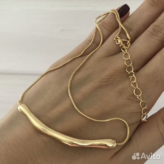 Колье кулон веточка-капелька стиль Poison drop