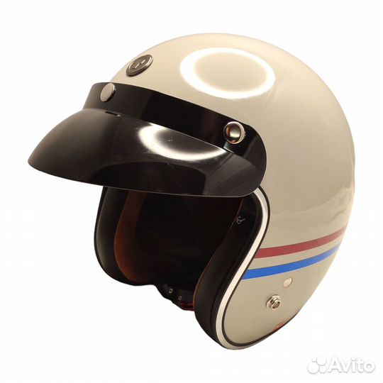 Мотошлем открытый 3/4 Torc T57 защитный мото шлем