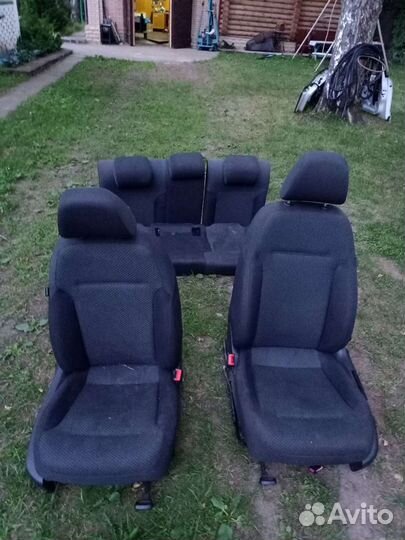 Jetta 6 салон задние сиденья диван