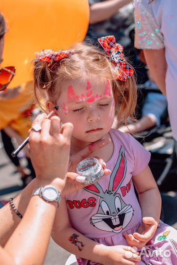 Аквагрим, бьюти-бар, блеск-тату