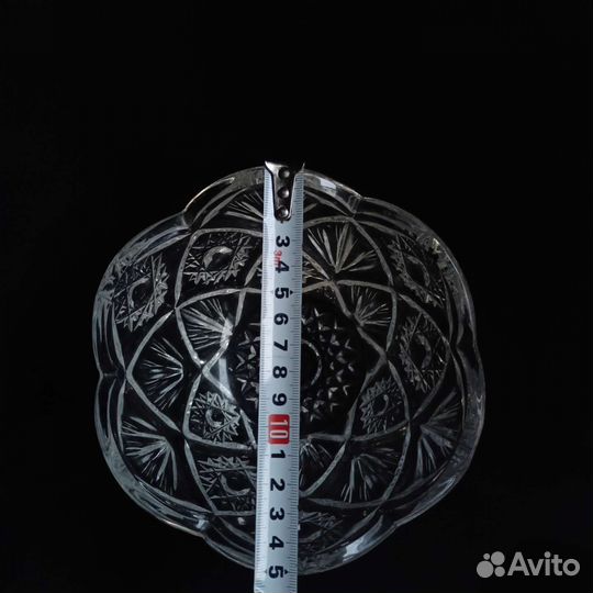 Салатник хрустальный СССР