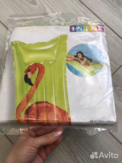 Надувной матрас фламинго новый