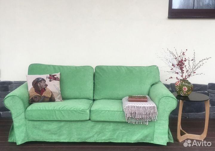 Чехол для 2-х местного дивана-кровати экторп-икеа