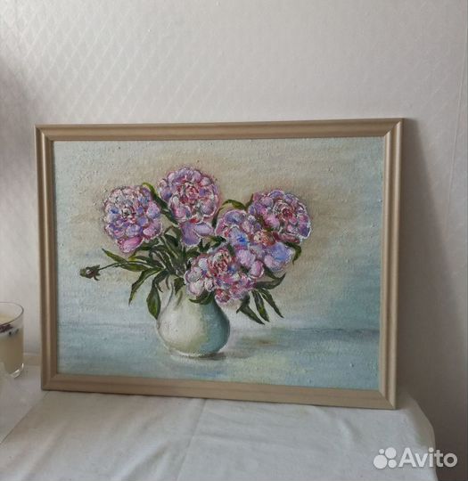 Картины пионы цветы