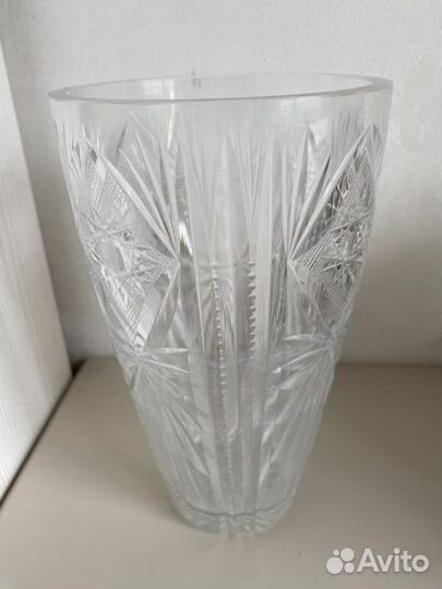 Хрустальная ваза для цветов СССР