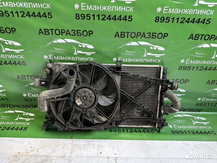 Радиатор opel astra h