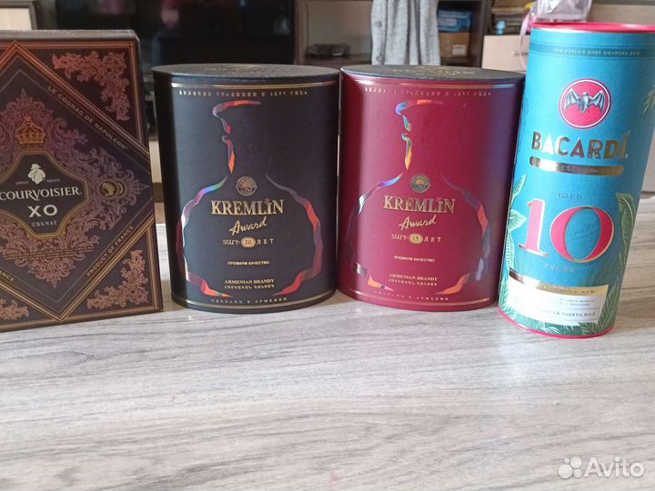 Бутылки из под элитного алкоголя