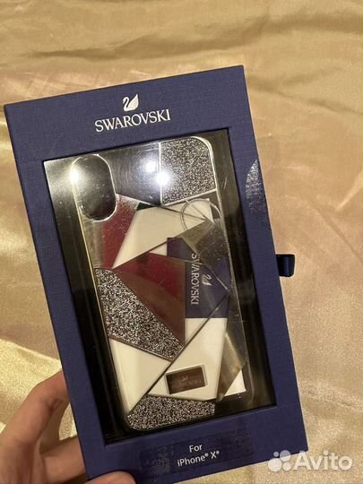 Чехол на iPhone X Swarovski