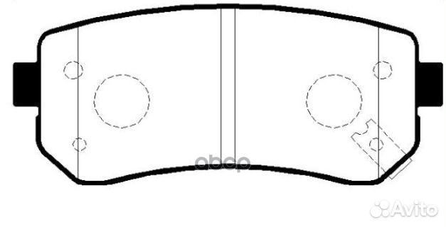 Колодки трмозные дисковые GK0542 gk0542 CTR