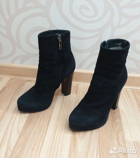 Ботильоны натуральная замша 35
