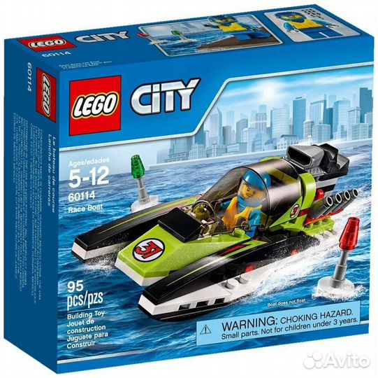 Lego City Гоночный катер 60114 новый