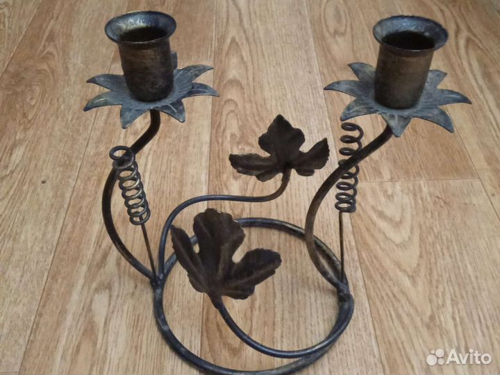 Подсвечник ручной работы металл