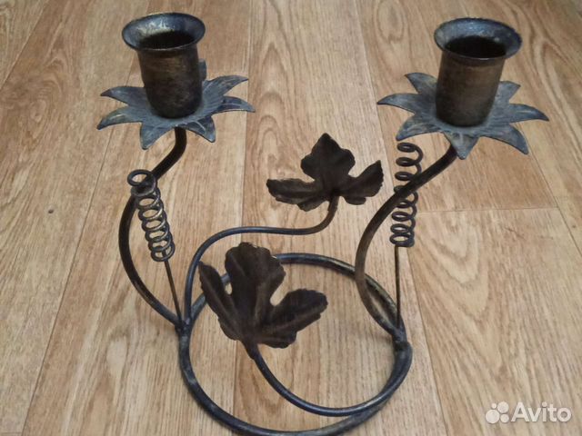 Подсвечник ручной работы металл