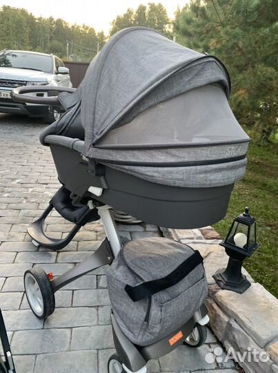 Коляска Stokke xlpory 3 в 1 + все аксессуары