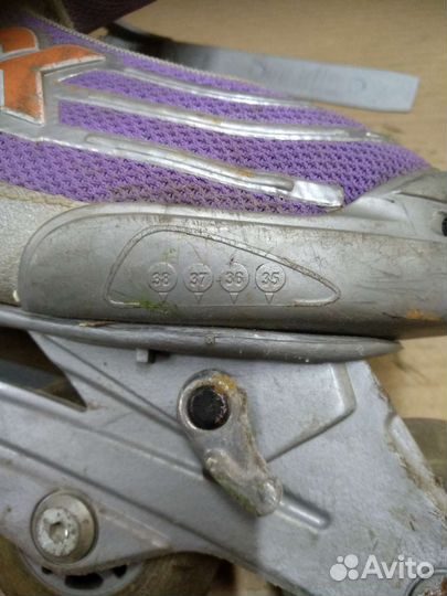 Роликовые коньки 35 38 детские