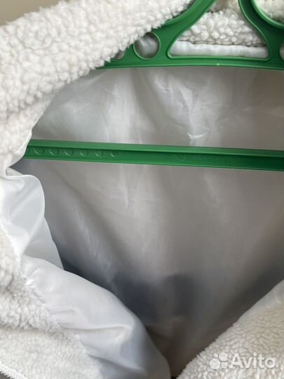 Ветровка nike шерпа белая