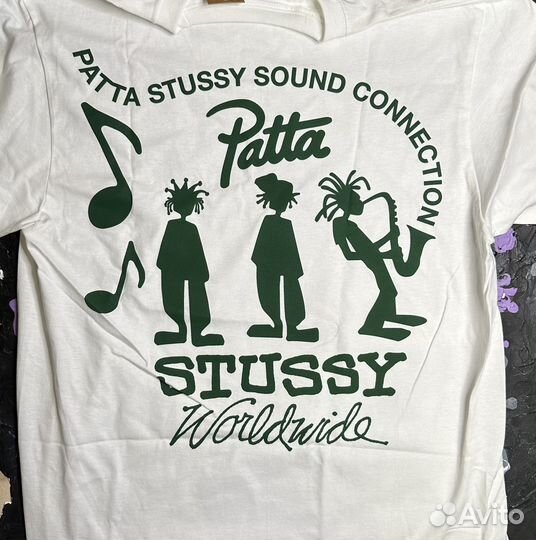 Stussy x Patta Sound Connection Tee White L