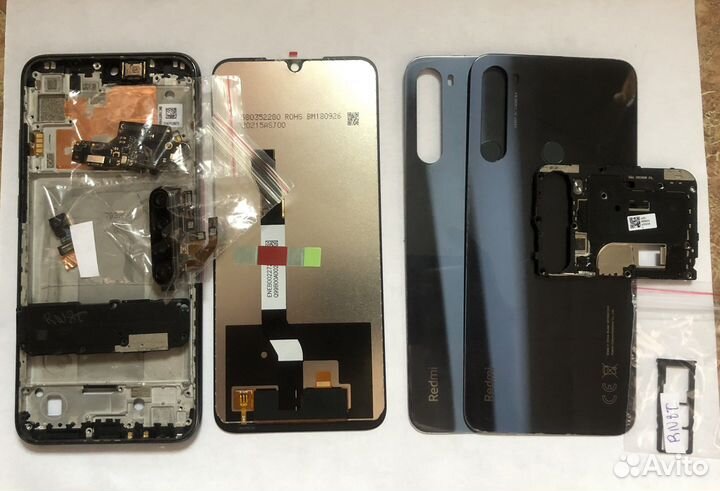 Разбор Xiaomi Redmi Note 8T/ Note 8 Pro запчасти