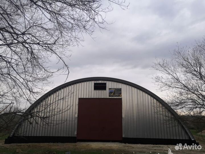 Ангар арочный под ключ