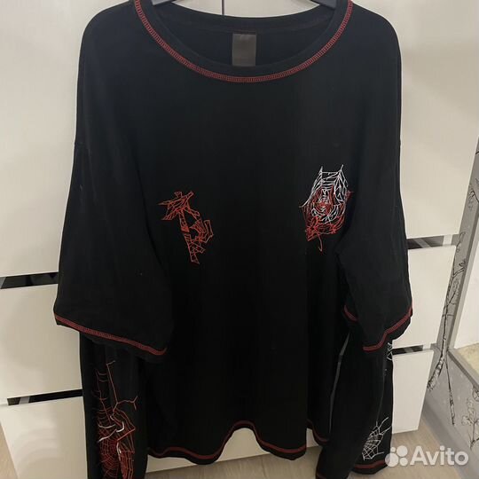 Лонг bloody grid longsleeve. kusaka6e