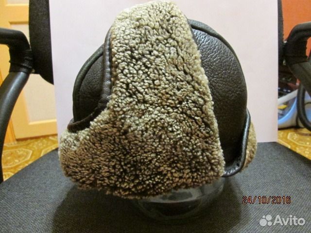 Продам шапку на мальчика из овчины р.54-55