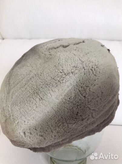 Шапка из натурального меха бобра