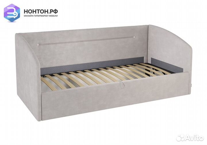 Софа Альба светло-серая