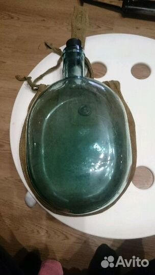 Стеклянная фляга ркка