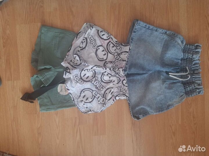 Детские вещи пакетом для девочек 7-9 лет